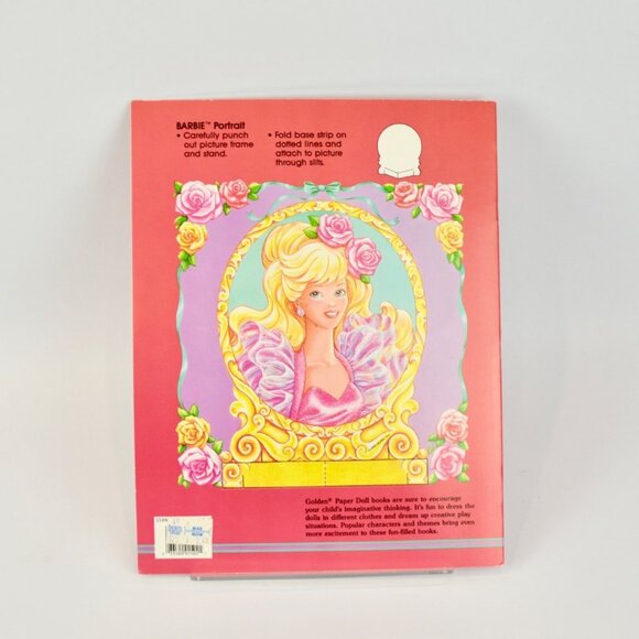 Golden Barbie Paper Doll 1502 Uncut 1990 - Picture 2 of 3